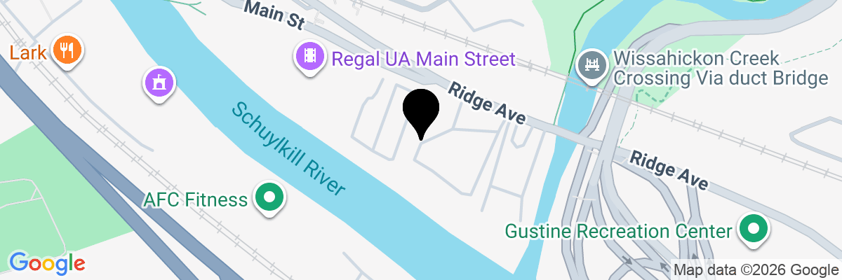 Map showing facility locations